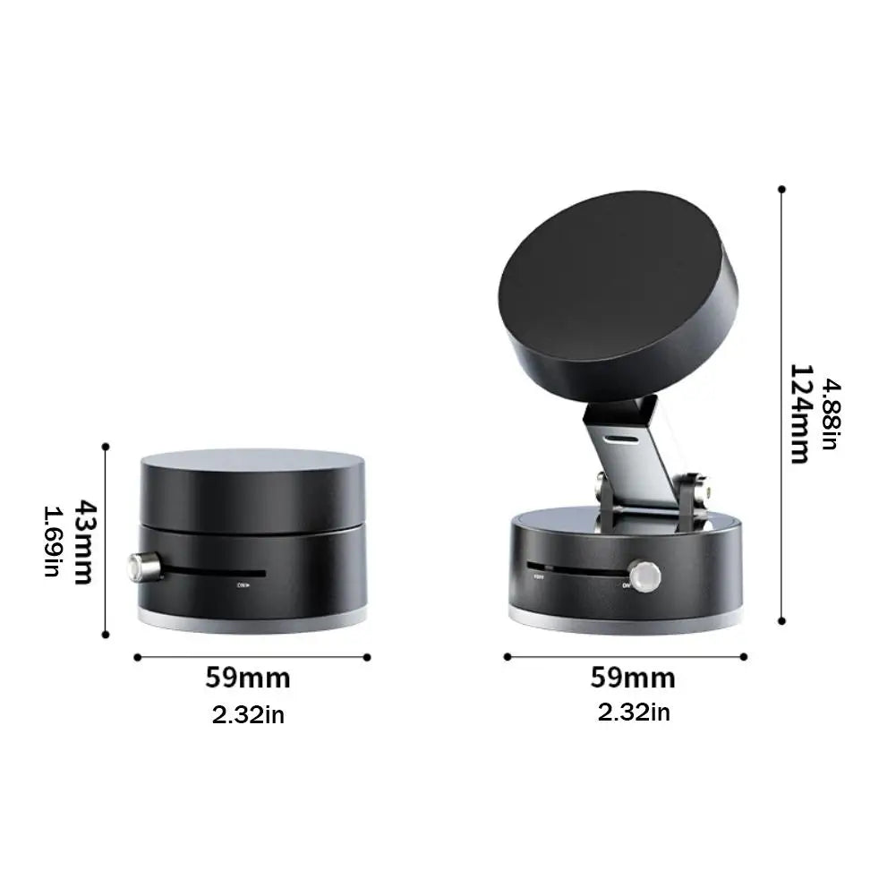 BluTech UltraHold™ Vacuum-Powered Magnetic Phone Holder & Car Mount